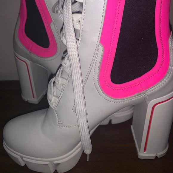 Prada Shoes - Prada Ankle Hiker Military Retro Hiker Chunk Boot